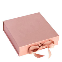 Boîte cadeau en carton avec couvercle rabattable, fermeture magnétique personnalisée, logo imprimé, pour cadeaux de fêtes