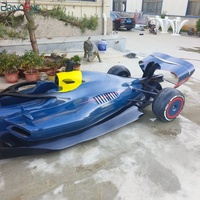 Modèle de voiture de course F1 grandeur nature 1:1 fait à la main, modèle de voiture en métal personnalisé en acier inoxydable pour l'affichage
