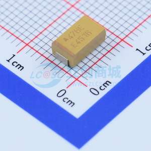 Condensateur polymère au tantale TAJD476K025RNJ 47uF 25V 2917 7343 métrique SMD faible ESR 10 pour cent de tolérance - Product Image 1