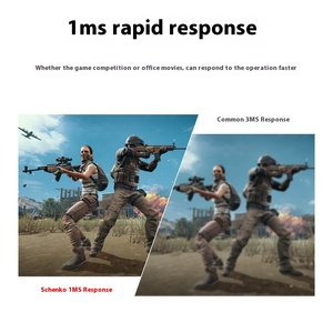 4K & 2K 144Hz Gaming <span class=keywords><strong>Monitor</strong></span> 24/27/32 Zoll IPS gebogen für HDMI Wide Border less Interface mit PC für HDMI & <span class=keywords><strong>VGA</strong></span> Interfa - Product Image 3