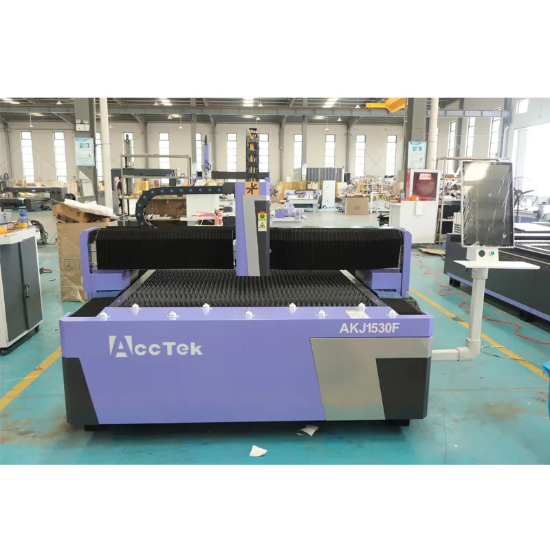 1000W 1500W 2000W 3000W Ss CS Fiber Laser Cutting Machine for Metal Sheet Cutting Machine CNC Metal AKJ1530F