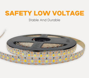 Tira de Luz LED Flexible SMD2835 de 24v 10mm 120leds 2700k 6500k CCT para Decoración Interior de Gabinetes y Techos - Product Image 4