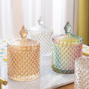 Bán Buôn 8Oz 10Oz 12Oz Thanh Lịch Dày Cơ Sở Rõ Ràng Nến Thủy Tinh Lọ Với Hộp Và Nắp Đậy Cho Nến - Product Image 3