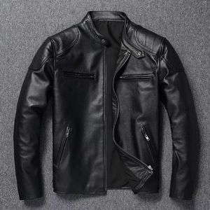 Veste <span class=keywords><strong>de</strong></span> motard à revers pour homme, manteau <span class=keywords><strong>de</strong></span> <span class=keywords><strong>travail</strong></span> vintage pour jeunes et hommes d'âge moyen, veste style <span class=keywords><strong>Carhartt</strong></span> - Product Image 2
