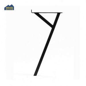 Mid Century Modern Black Iron Coffee <b>Table</b> <b>Legs</b> Powder Coating Dining Outdoor Living Room Hotel Bedroom - Product Image 3