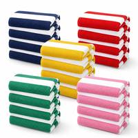 Premium Cotton Striped Beach Towel - Extra Large Cabana Stripe Bath Towels, Super Absorbent Quick Dry Yarn-dyed Towel for Beach