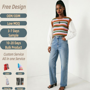 Chic Rainbow Striped Vest Vibrant Terracotta Ribbed Knit Tank Top Cozy <strong>Slouchy</strong> <strong>Jumper</strong> Y2K Aesthetic Sleeveless Sweater for Women - Product Image 1