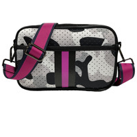 Tas Selempang Wanita Fashion Neoprene dengan Resleting, Tahan Air, Anti Maling, Mini, untuk Pantai, Tas Bahu, Tas Travel, Tas Jinjing