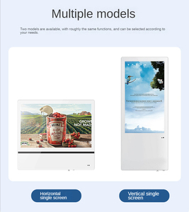 Duvar montaj asılı çift taraflı Lcd oynatıcı dijital tabela ticari reklam ekran ekran asansör için - Product Image 3