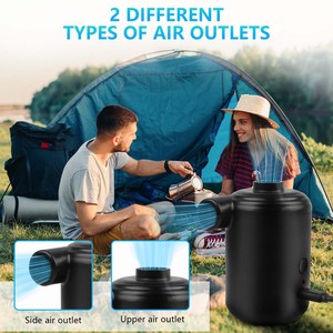 Portable ménage extérieur Mini Air gonfler pompe multifonctionnel coussin d'air petite pompe électrique tente Camping - Product Image 6