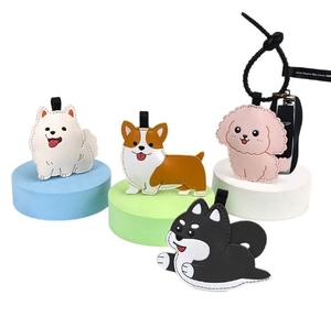The Creative Cute and Novel Dog Pendant Is Called a Leather Dog Keychain Car Pendant As a Ground Promotion Gift