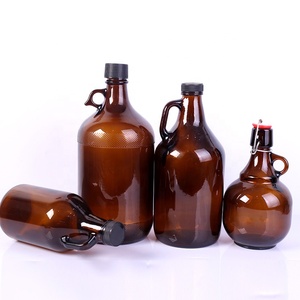 Jarra de Vidrio Estilo Antiguo de 1L 2L 3L 4L 5L con Asa y Tapa Negra, Venta al por Mayor - Product Image 4