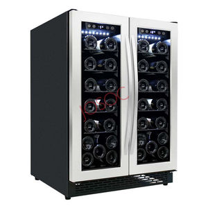 Produits de vente chauds appareils ménagers Mini réfrigérateur boîtes en verre voiture réfrigérateur Thermostat température <span class=keywords><strong>porte</strong></span>-verre à vin - Product Image 1