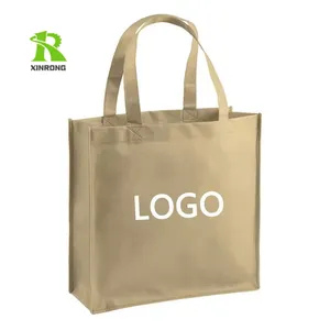 Cadeau d'épicerie écologique imprimé sac à provisions non tissé recyclé réutilisable imprimable sacs à ultrasons de sublimation avec logo