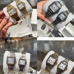 Reloj clásico de la serie Cheetah, retro, cuadrado, mecánico, de acero inoxidable para mujer, con diamantes incrustados, esfera romana, cristal de zafiro, 100 bar. - Product Image 5