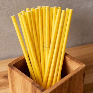 Non-Toxic-Safe Harmless Design Fit Kids Adults All-Age Daily Drink Use <b>Disposable</b> Paper <b>Straws</b> - Product Image 1