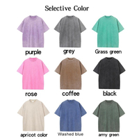 Camisetas Casuales Vintage de Algodón 100% de 230G, Lavado Envejecido, Oversize, con Estampado Frontal Personalizado, Tallas Grandes, Estilo Urbano - Venta Caliente 2026 al por Mayor