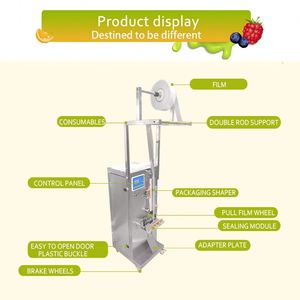 Machine d'emballage et de scellage pour petites entreprises et remplisseuse automatique de sachets de jus, de glaces et de liquides - Product Image 5