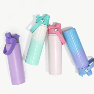<b>Hot</b> Selling Custom logo 18oz 32oz 22oz 24oz 25oz Stainless Steel Double Wall Insulated Thermal <b>Drinking</b> Water Bottle with Straw - Product Image 6
