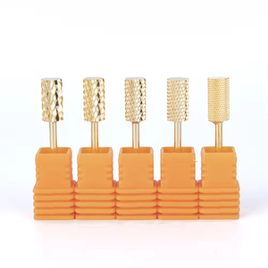 3/32 מצופה זהב yueshi/"חלק עליון גדול cuticle טונגסטן קרביד בטיחות 5xc 4xc מסמר מקדחה קצת