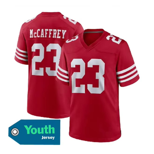 Neue Jugend-San-Francisco-Gruppe # 13 Purdy # 23 McCaffrey # 54 Warner # 85Kittle Limited American Football Trikots Höchste Qualität mit Logo - Product Image 3