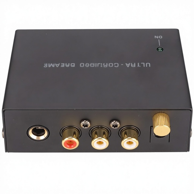 PP400 Turntable Phono Preamp Stereo Input Output Record Player Amplifier Independent Knob Control 100-240V (US Plug)