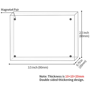 Wholesale Handmade Clear Acrylic Photo <b>Frame</b> <b>4x6</b> Customizable Size Eco-Friendly Waterproof - Product Image 2