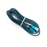 Câble de charge rapide USB Type C 5V 3A en nylon tressé pour téléphone portable