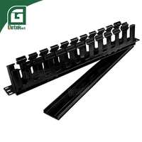 Geteknet OEM ODM Système de gestion de câbles pour rack 42U, Organisateur de câbles modulaire annulaire à 3, 5, 8, 10, 12, 24 ports