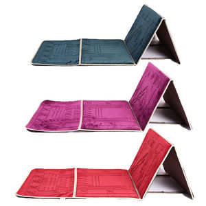 Tapis de prière de Sajadah de chaise de l'islam de velours portatif de relief super plus doux populaire de vente pour le ramadan - Product Image 2