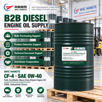 Huile moteur diesel entièrement synthétique AVIC HANGTE CF-4 0W-40 200L Lubrifiant haute performance pour camions, générateurs, machines