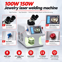 Machine de soudage laser YAG 100W 150W pour bijoux, pour la réparation de l'or, de l'argent, du platine et de l'acier inoxydable