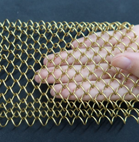 Rideau en maille de fil d'acier inoxydable, écran métallique décoratif multi-usages, barrière de sécurité pour cheminée