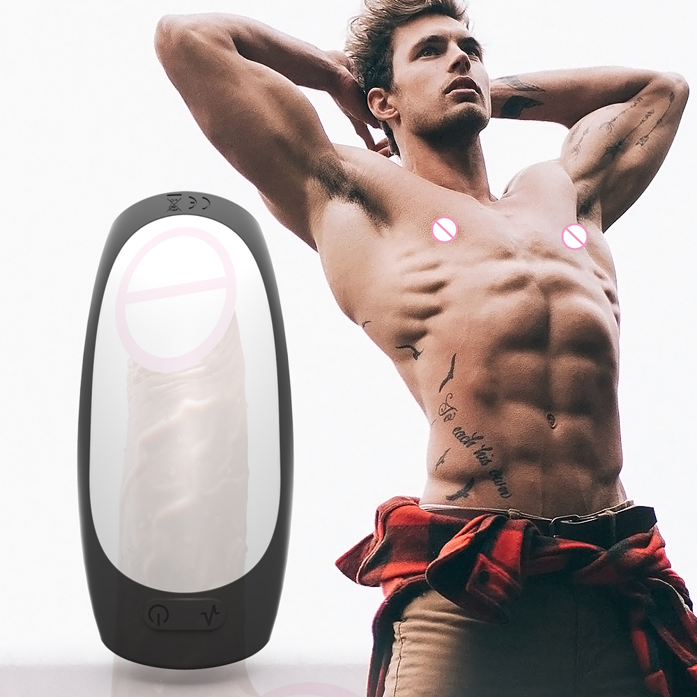 Vibrador de silicona médica para hombres, juguetes sexuales para bienestar Sexual, masturbadores masculinos