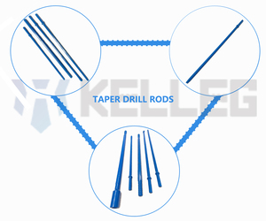 لقمة حفر صخور جديدة قابلة للسحب لتعدين الفحم، سداسية 22/25 مم، بزاوية 7/11/12 درجة، من الفولاذ عالي المنغنيز، ماركة كيليج - Product Image 3