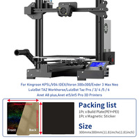 YouQi sprei PEI pelat bangunan 300x300mm bertekstur halus baja pegas cetak fleksibel dengan dudukan magnetik untuk Printer 3d