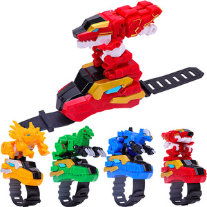 <span class=keywords><strong>Dino</strong></span> Tank X3 Véhicule de combat dinosaure transformable, robot en plastique, montre, <span class=keywords><strong>jouet</strong></span> Tyrannosaurus lanceur et transformateur pour garçon - Product Image 5