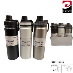 ขวดน้ำเก็บอุณหภูมิ Mnj Termokruus 500 มล. สำหรับกิจกรรมกลางแจ้ง - Product Image 2