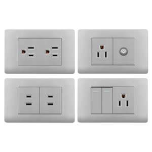 USA tiêu chuẩn treo tường ánh sáng hẹn giờ Dimmer chuyển đổi tấm phẳng tấm Tường tấm bìa 1/2 1/3 có thể thay thế tường chuyển đổi và ổ cắm - Product Image 3