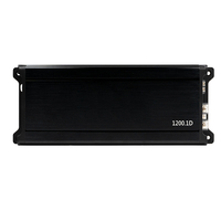 Amplificateur de voiture 1200W 1CH, classe D pleine gamme, 400W x 1 pour 4 ohms, 700W x 1CH pour 2 ohms, 1200W x 1CH pour 1 ohm, mise à niveau audio
