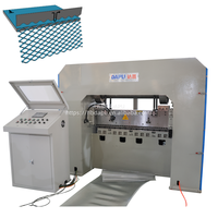 Ligne de presse hydraulique pour tôles métalliques expansées en acier inoxydable, pour la fabrication de plaques antidérapantes et de mailles perforées