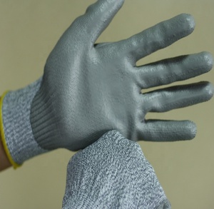 サンプル送料puコーティングされた耐切創性手袋/カットプルーフ手袋/抗切断手袋 - Product Image 5