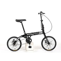 Bas prix offre stock prêt cadre en acier 7 vitesses vélos de ville pliables 16 pouces vélo pliant vélo pour adultes