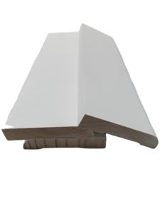 Plinthe murale extérieure moderne en bois-plastique, durable, écologique, imperméable, apprêtée blanche, pour la décoration - Product Image 3