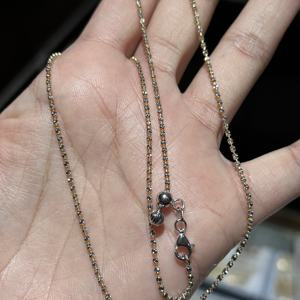 כבד 18K זהב צהוב מוצק דובאי שרשרת שרשרת <span class=keywords><strong>20</strong></span> אינץ' AU750 שרשרת שרשרת לתליון תכשיטים יקרי ערך - Product Image 4