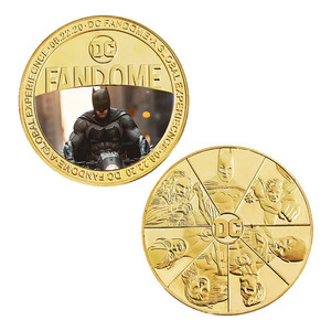 Monedas Conmemorativas de Metal de la Liga de la Justicia, Monedas de Oro de la <span class=keywords><strong>Serie</strong></span> Marvel con Temática de Películas Americanas, Regalos de Colección - Product Image 2