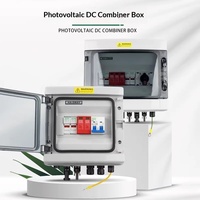 Boîtier de distribution solaire DC 500V/1000V 8 voies IP65 étanche à la poussière pour systèmes photovoltaïques raccordés au réseau et hors réseau