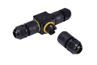 Conector ETL ENEC M684-TS M20 Tipo T de 3 Pines y 3 Vías, Conector de Cable de Cobre y Nailon IP68 a Prueba de Agua de 4-8 mm 6-11 mm para Exteriores y Subterráneo