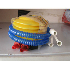 Pompe à air manuelle en plastique à commande au pied pour gilet de sauvetage et bouée de piscine avec adaptateur de valve, diamètre 10 cm, hauteur 11,5 cm - Product Image 5