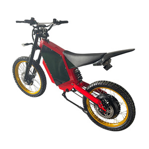 Nueva Bicicleta Eléctrica SS30 72V 12kW 15kW con Motor QS, Alta Velocidad para Adultos, Todoterreno, 120km/h Velocidad Máxima, Estilo Stealth Bomber - Product Image 5
